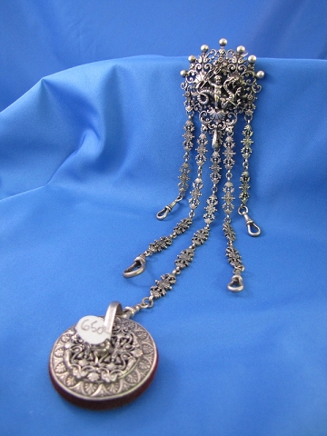 8. Chatelaine,800 Silver 